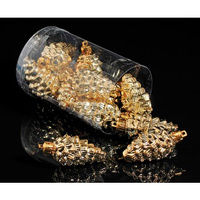 Formówki szyszki w tubie, połysk - komplet 12 sztuk 6 cm