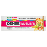 Oshee Musli Bar Suplement diety baton zbożowy rodzynki orzechy 40 g