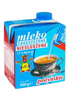 SM Gostyń Mleko gostyńskie zagęszczone niesłodzone 7,5 % tłuszczu 500 g