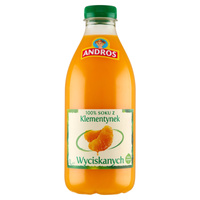 Andros 100 % sok z klementynek wyciskanych 1 l