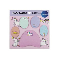 Zakładki indeksujące z karteczkami notesowymi 37x27 i 70x60 mm Unicorn 89816 Centrum