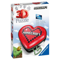 Puzzle 3D Serce Minecraft 54 elementów