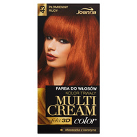 Joanna Multi Cream Color Farba do włosów płomienny rudy 43