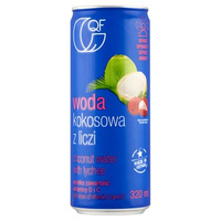 QF WODA KOKOSOWA Z LICZI 320ML