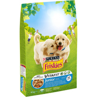 Friskies 5 Promises Junior Karma dla szczeniąt z kurczakiem i warzywami z mlekiem 8 kg