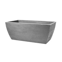 Korytko "Rillen" prostokątne szare