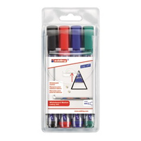 Markery edding do tablic 4-kolory ścięta końcówka 1-5mm