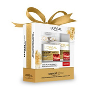 Zestaw specjalny L'Oréal Paris Ekspert Wieku Potrójna Moc, Przeciwzmarszczkowa Pielęgnacja Ujędrniająca – przeciwzmarszczkowy krem ujędrniający na dzień 50+, przeciwzmarszczkowy krem pod oczy 50+, uję