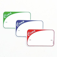 KORFED Cenówki plastikowe M1 9x5,6cm mix x 10 szt.