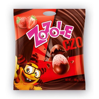 Zozole Czo-kole Praliny o smaku truskawkowym w mlecznej czekoladzie 100 g