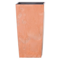 Doniczka Prosperplast Urbi Square Effect DURS225E terakota
