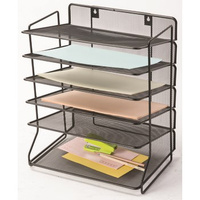 Sorter na dokumenty Q-CONNECT Office Set metalowy 6 półek czarny