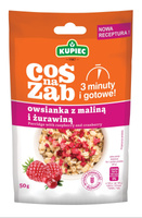 Kupiec Coś na ząb Owsianka z maliną i żurawiną 50 g