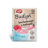 Celiko Budyń "Na szybko" o smaku śmietankowym z malinami 37g Produkt bezglutenowy