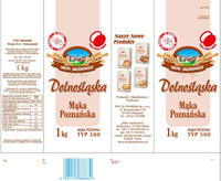 Młyn Jaczkowice Dolnośląska Mąka poznańska pszenna typ 500 1 kg