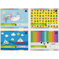 Zeszyt papierów kolorowych A4 10 kartek, INTERDRUK