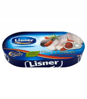 Lisner Filety z makreli w kremie pomidorowym 175 g
