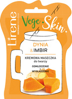 Lirene Vege Skin Kremowa maseczka do twarzy dynia & imbir 9 ml