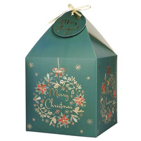 Pudełka na prezent INCOOD 11x11cm składane 4 szt BN zielone