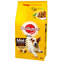 Pedigree Vital Protection Mini Psy dorosłe <10 kg Karma z kurczakiem i warzywami 2 kg