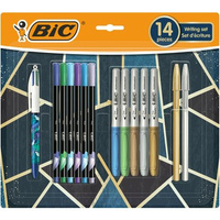 BIC Metallic Zestaw piśmienniczy Blister 14szt