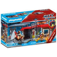 PLAYMOBIL Remiza strażacka 61 klocków