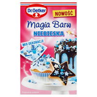 Dr Oetker Mix dekoracji Magia Barw Niebieska 70g