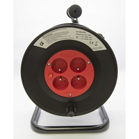 Przedłużacz bębnowy 25m, 4 gniazda