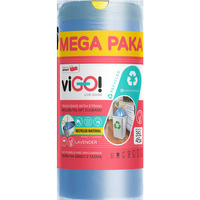 viGO! Eko Worki LD z taśmą niebieskie lawenda 35 l 45szt