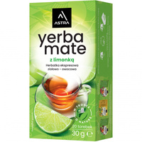 ASTRA YERBA MATE z limonką 20 torebek, ekspresowa