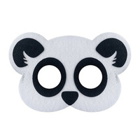 Maska filcowa Panda, 19x12 cm