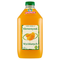 Andros 100% sok z klementynek wyciskanych 1,5 l