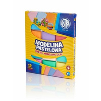 Modelina pastelowa 12 kolorów