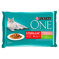 PURINA ONE STERILCAT Karma dla kotów Łosoś Indyk