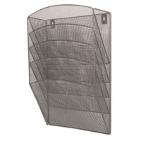 Zestaw 5 półek Q-CONNECT metalowy A4 srebrny