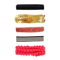 Zestaw wstążek INCOOD 5M 5 szt mix kolorów