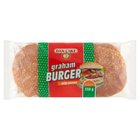 Dan Cake Bułki pszenne do hamburgerów z sezamem 330 g (4 x 82,5 g)