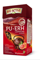 Big-Active Pu-Erh Herbata czerwona o smaku grejpfrutowym liściasta 100 g