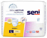 Seni Active Normal Large Elastyczne majtki chłonne 10 sztuk