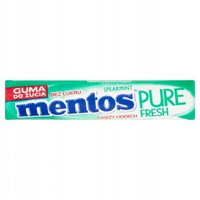 Mentos Pure Fresh Spearmint Guma do żucia bez cukru 15,5 g (8 sztuk)