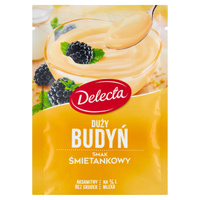 Delecta Duży budyń smak śmietankowy 64 g