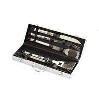 Zestaw akcesoriów do grillowania w walizce INOX Activa – 5 części