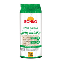Sonko Classic Wafle ryżowe z solą morską 130 g (14 sztuk)