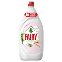 Fairy Skóra wrażliwa Aloe Vera & Pink Jasmine Płyn do mycia naczyń, delikatny dla skóry 1350 ML