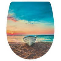 Deska sedesowa wolnoopadająca z łódką