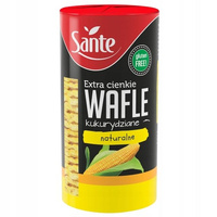 Sante Extra cienkie wafle kukurydziane naturalne 120 g
