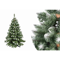 Choinka sosna śnieżona ze srebrną jarzębiną 180 cm