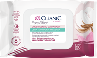 Cleanic Pure Effect Chusteczki do demakijażu 20 szt