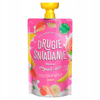 Drugie śniadanie Jogurt + mus truskawka banan 100 g