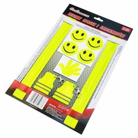 Odblaskowy zestaw opasek i emblematów